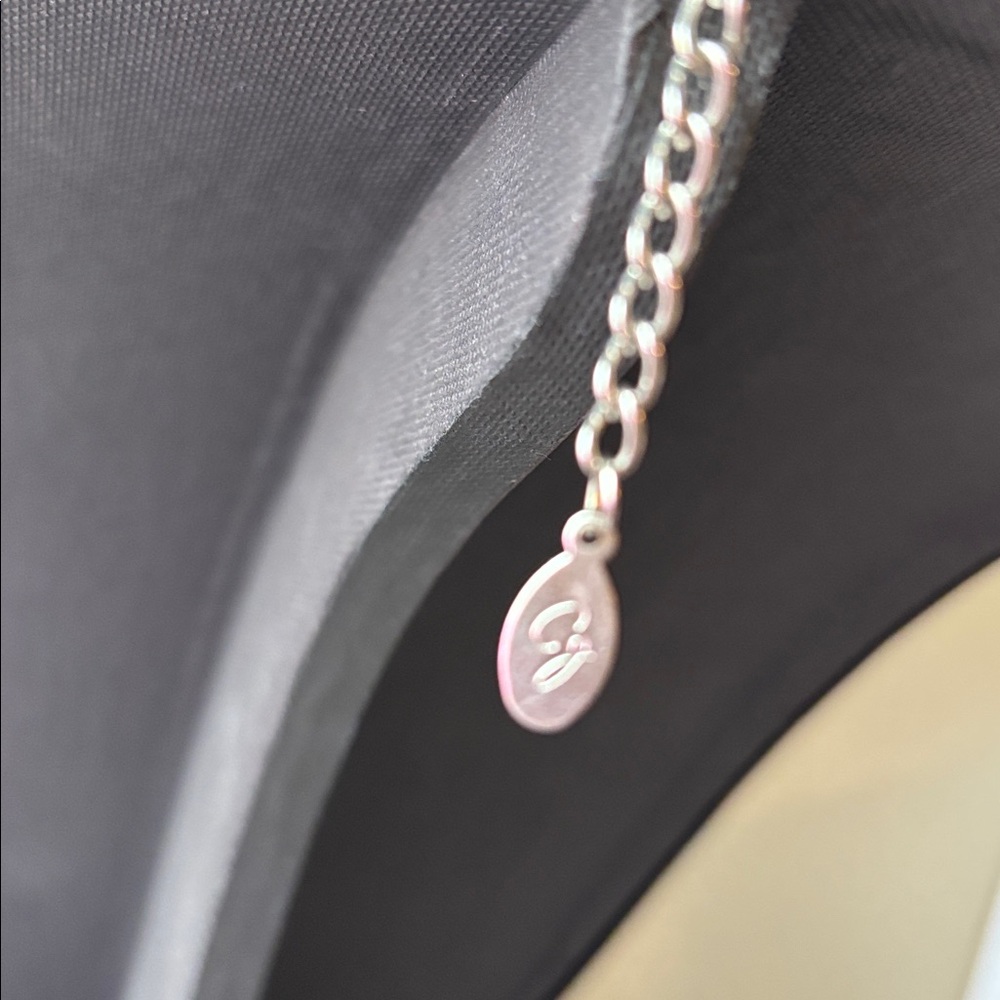 Cookie Lee Red And Silver Statement Necklace - image 4